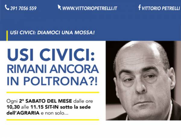 Usi civici: Si rimane ancora nelle prorpie poltrone.