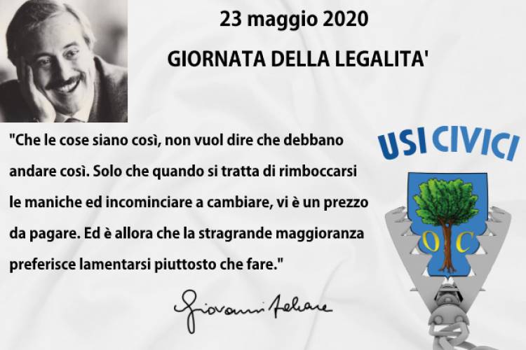 Il 23 maggio, l'anniversario della strage che costò la vita a Giovanni Falcone
